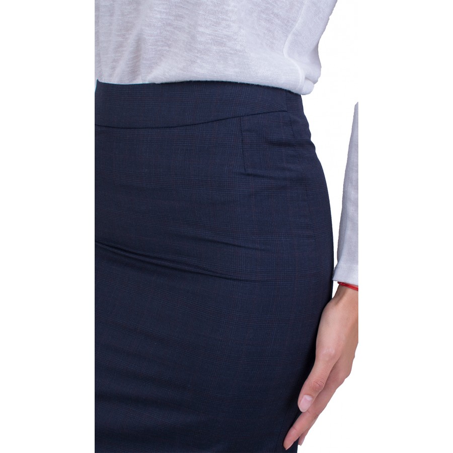 Elegant Dark Blue Skirt 21528 / 2022