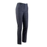 Pantaloni clasici de iarna din lana cu carouri elegante 24533 / 2025