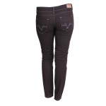 Pantaloni de damă din bumbac 1402 MARO