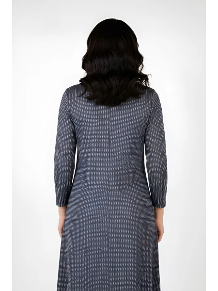 Дамска Трикотажна Рокля с Елегантно Деколте 25515 / 2025 Дамска Трикотажна Рокля с Елегантно Деколте 25515 / 2025